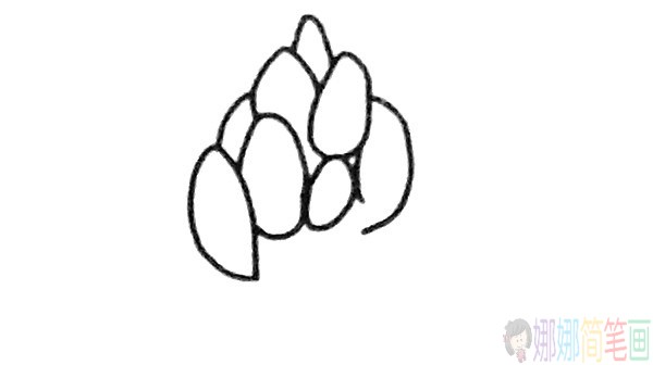 竹笋简笔画,竹笋儿童画