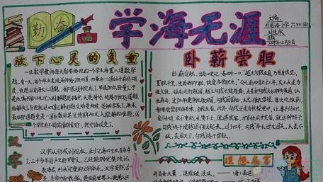 有上进心的学生手抄报