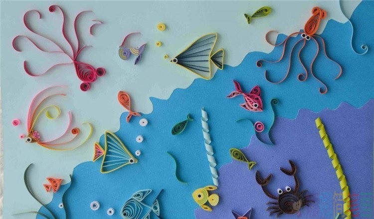 海底世界创意手工作品
