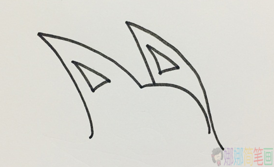 狐狸儿童画,狐狸简笔画画法
