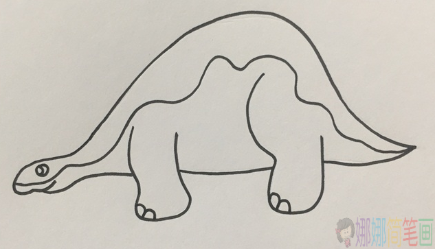 剑龙儿童画,剑龙怎么画