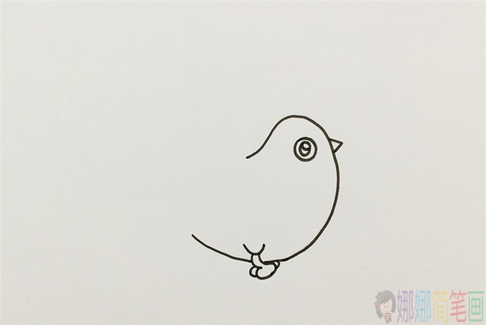 白鸽简笔画,和平鸽儿童画