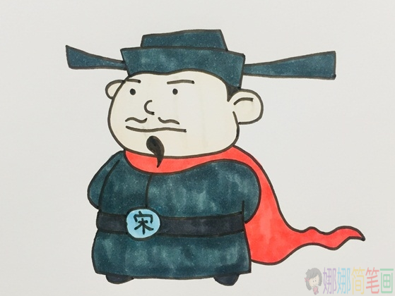水浒传宋江人物简笔画