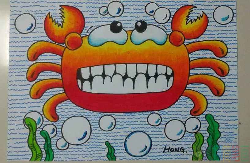 海底世界儿童画图片