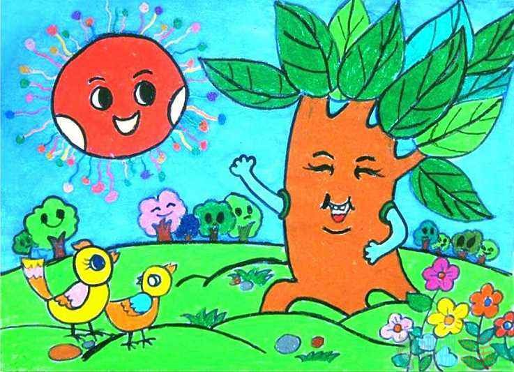 儿童画获奖作品图片大全