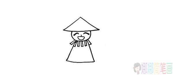 稻草人简笔画,稻草人怎么画