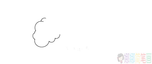 西兰花简笔画,花菜简笔画