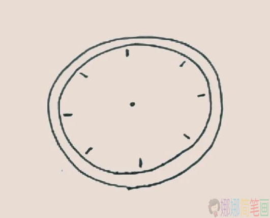 秒表简笔画,秒表怎么画
