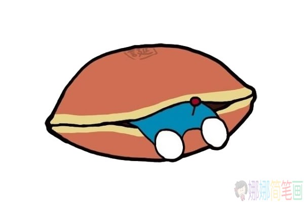 哆啦A梦彩色简笔画