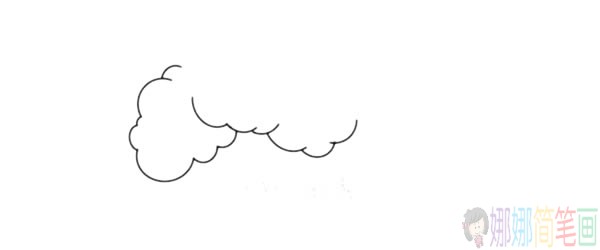 西兰花简笔画,花菜简笔画