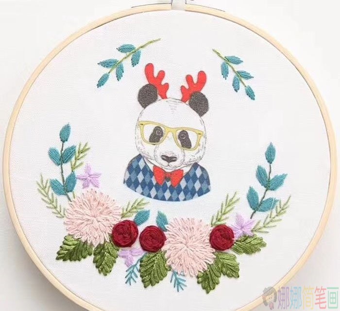 精美的布艺手工制作贴花图片