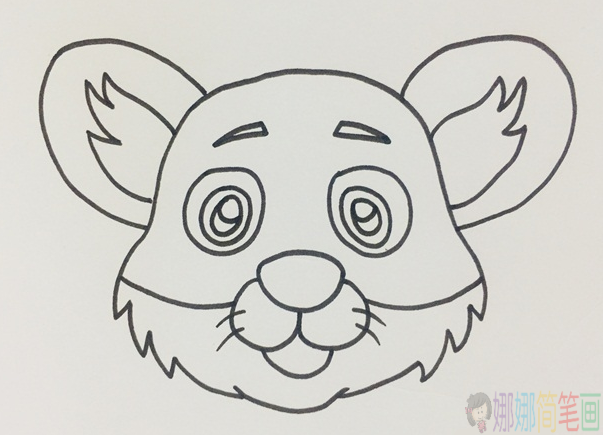 Q版小老虎怎么画,老虎简笔画