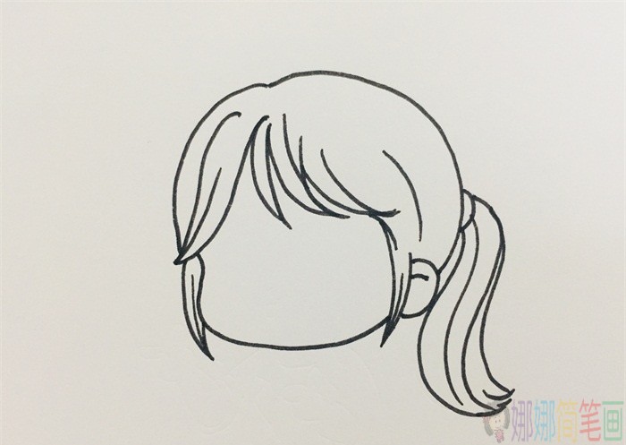 俏丽可爱的女医生简笔画