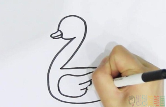 教你用数字2画小鸭子
