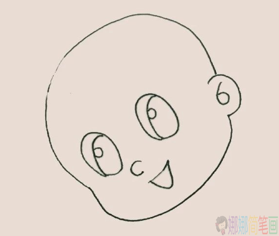 大头儿子人物简笔画