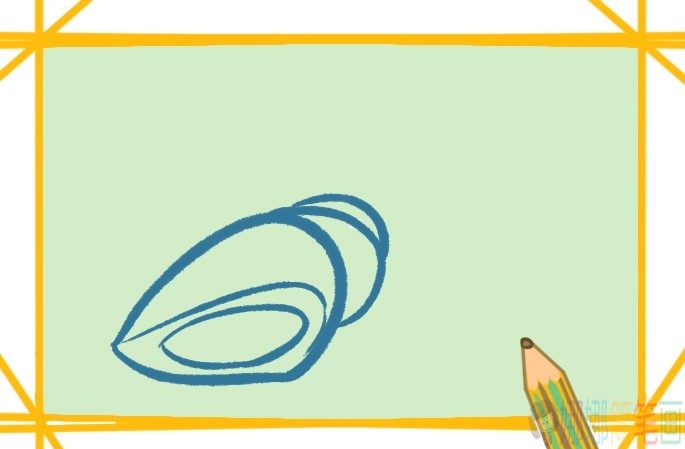 海螺彩色简笔画
