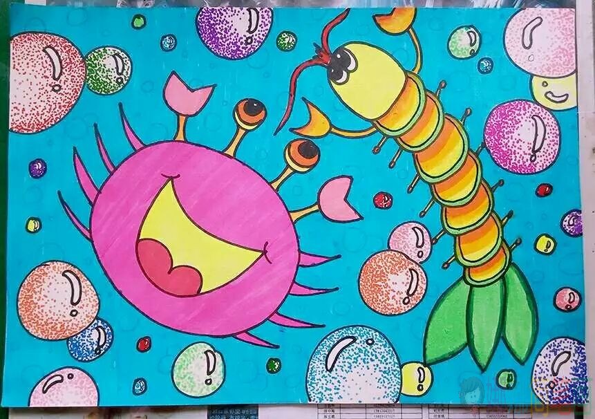 海底世界儿童画图片