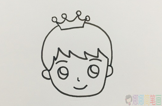 王子简笔画,王子怎么画简单