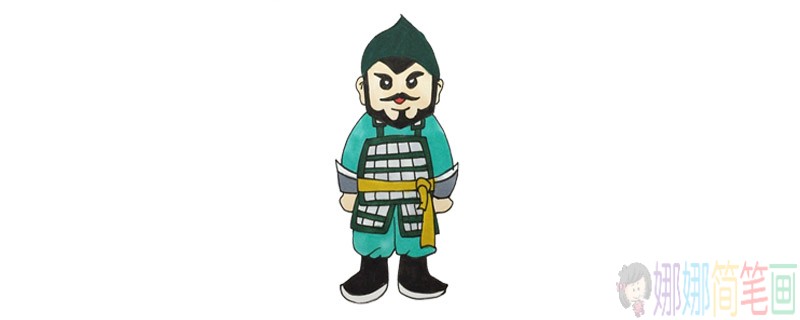 古代士兵简笔画,古代人简笔画