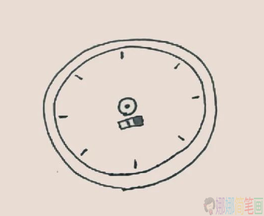 秒表简笔画,秒表怎么画