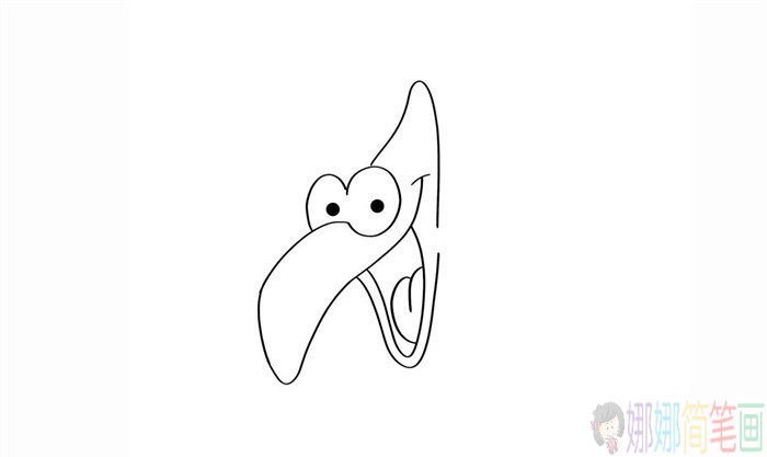 翼龙简笔画,翼龙儿童画