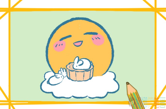 中秋节月亮简笔画