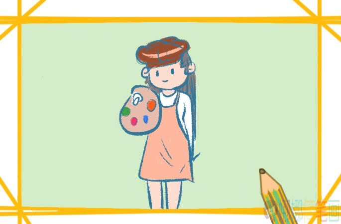 艺术家简笔画画法