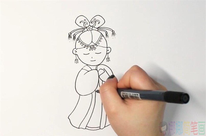 杨贵妃人物简笔画