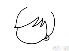 护士幼儿简笔画画法