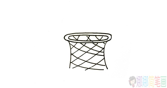 篮球架简笔画,篮球架怎么画
