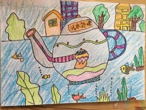 未来科技世界儿童画大全组图