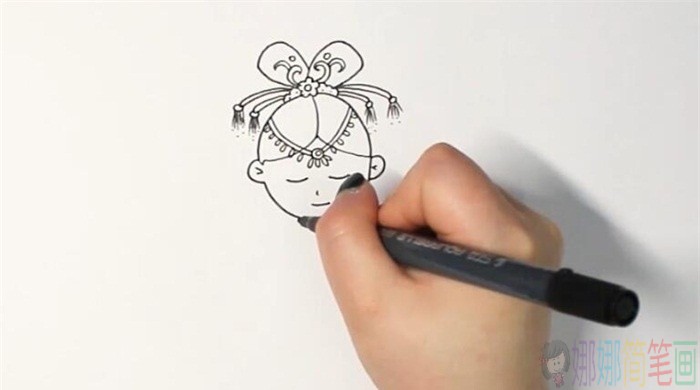 杨贵妃人物简笔画
