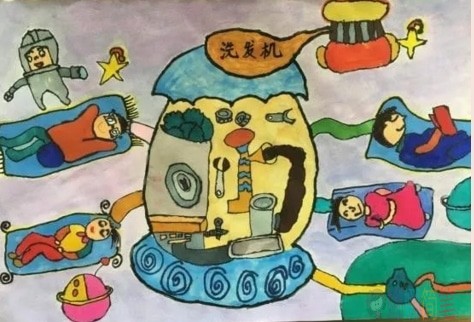 未来科技世界儿童画大全组图