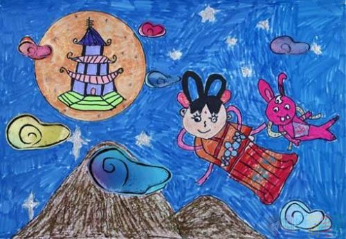 中秋节幼儿绘画作品大全