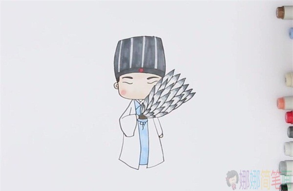 诸葛亮简笔画画法