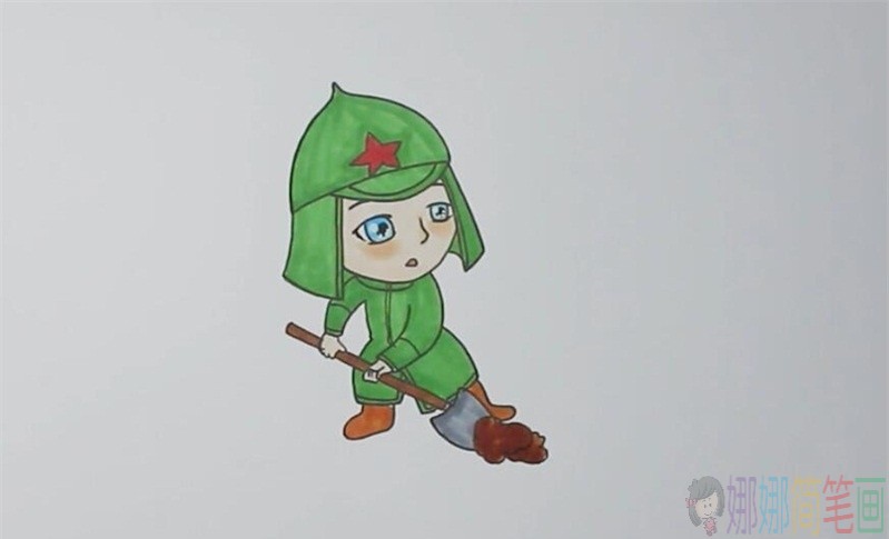 保尔柯察金简笔画,钢铁是怎样炼成的简笔画