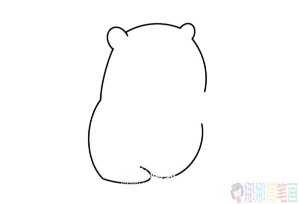 河狸简笔画,河狸怎么画