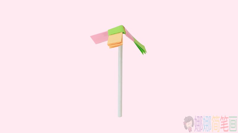 竹蜻蜓手工折纸步骤图解