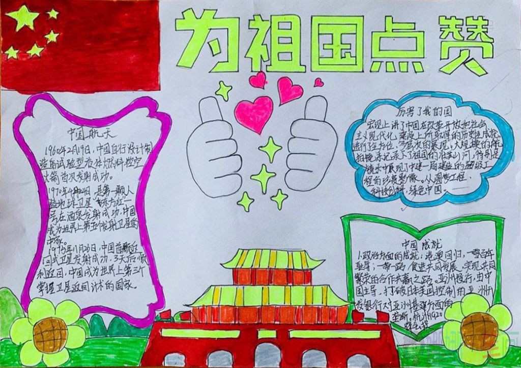 国庆主题手抄报大全