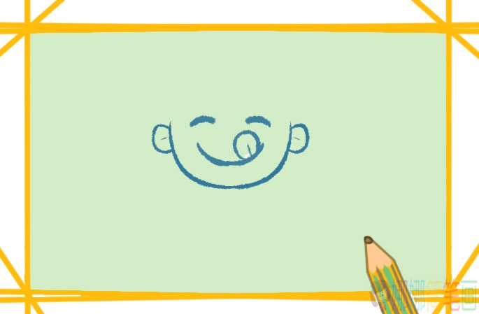 光盘行动人物简笔画