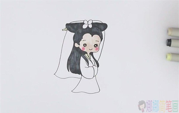 白娘子简笔画