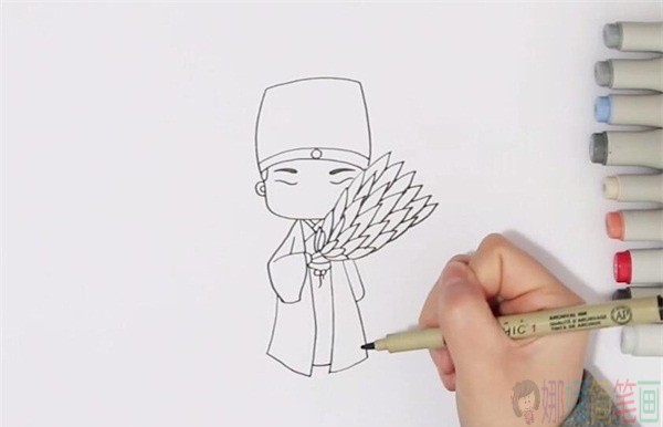 诸葛亮简笔画画法