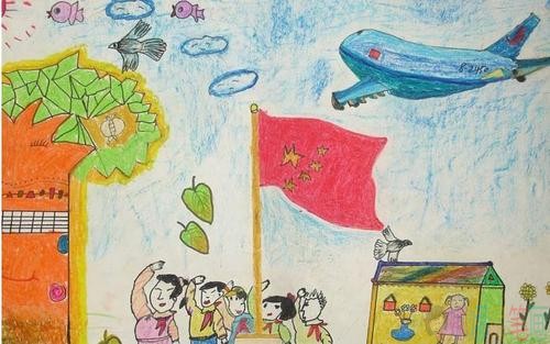 我为祖国妈妈庆生日简笔画