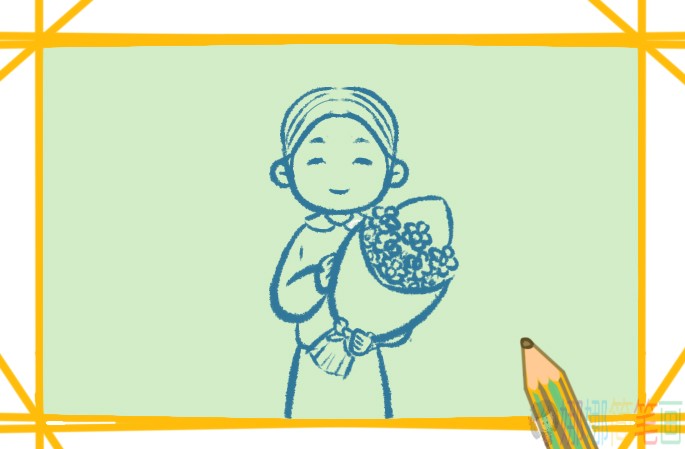 和蔼的老师人物简笔画