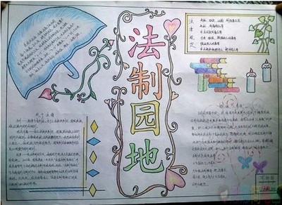法制手抄报,法制小报图片