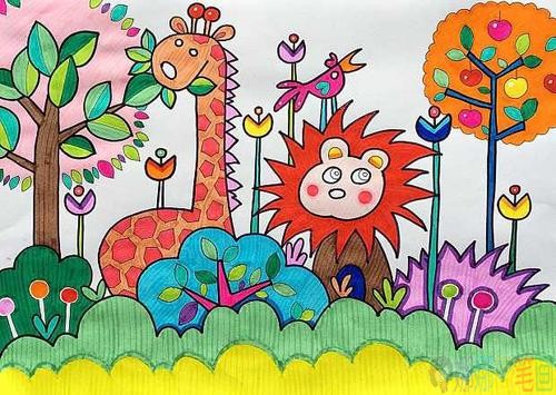 少儿美术绘画作品图片大全
