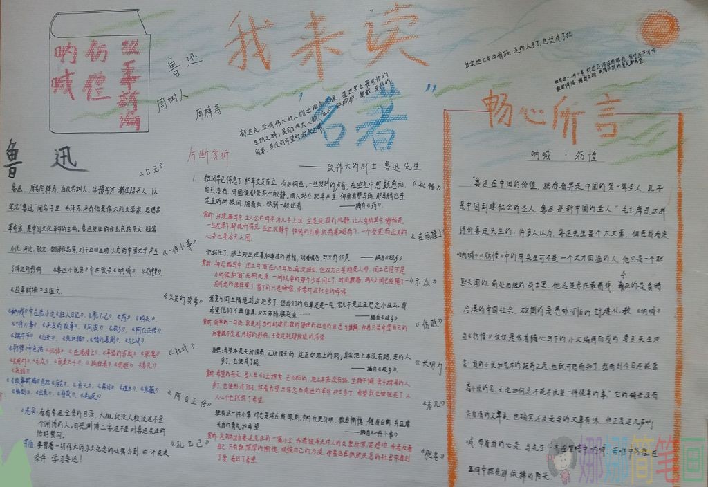 传统名著读书手抄报图片