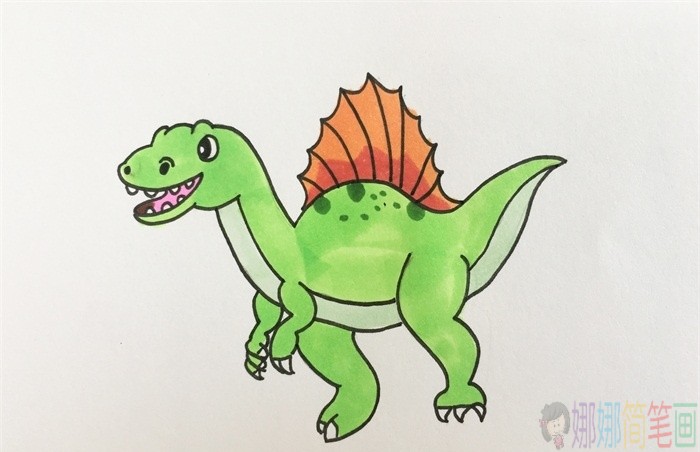恐龙简笔画,恐龙少儿简笔画