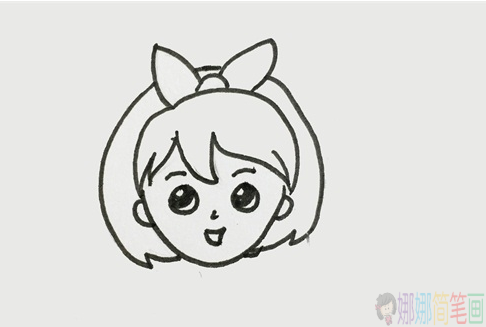 简单易学的女孩简笔画教程
