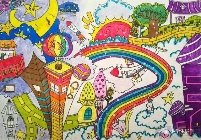 未来世界儿童画优秀作品